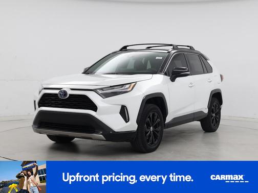 White 2023 Toyota RAV4 Hybrid XSE