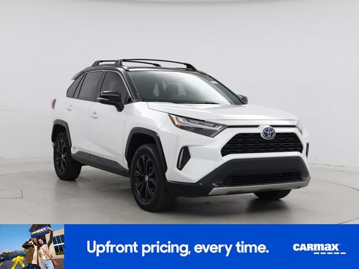 White 2023 Toyota RAV4 Hybrid XSE