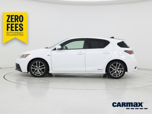 White 2016 Lexus CT 200h
