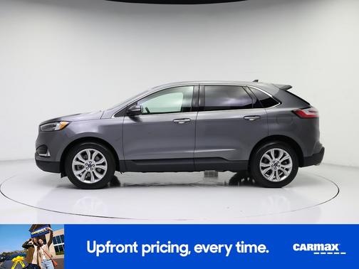 Gray 2022 Ford Edge Titanium