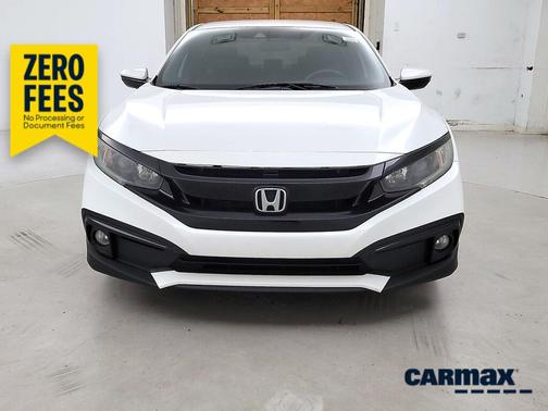 White 2019 Honda Civic Sport