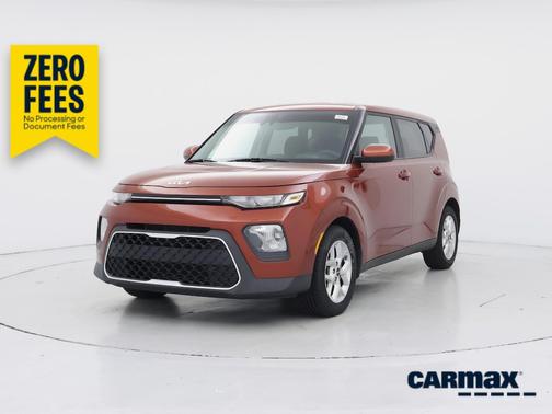 Orange 2022 Kia Soul LX