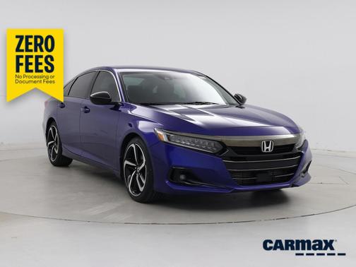 Blue 2022 Honda Accord Sport SE