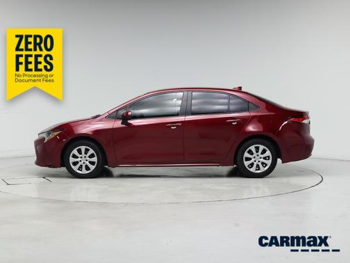 Red 2022 Toyota Corolla LE