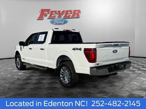 STAR WHITE METALLIC TRICOAT 2024 Ford F-150 LARIAT