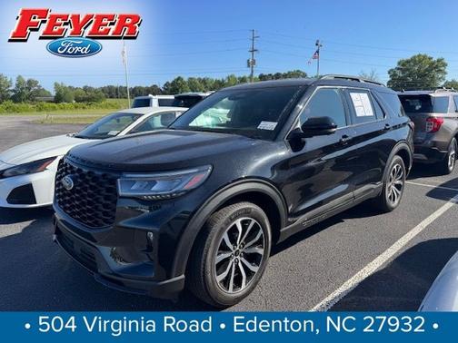 AGATE BLACK METALLIC 2025 Ford Explorer ST-LINE