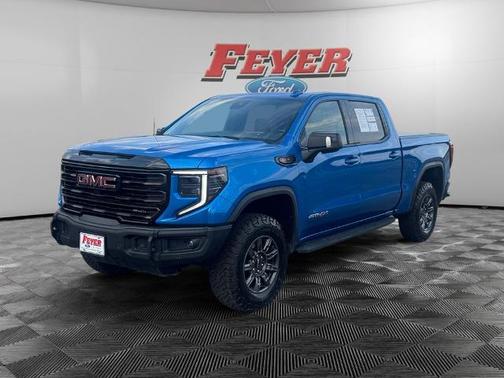 Dynamic Blue Metallic 2024 GMC Sierra 1500 AT4X