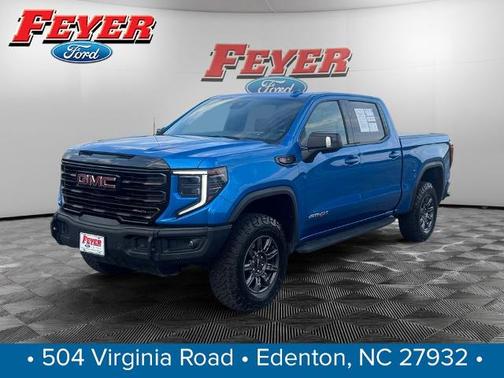 Dynamic Blue Metallic 2024 GMC Sierra 1500 AT4X