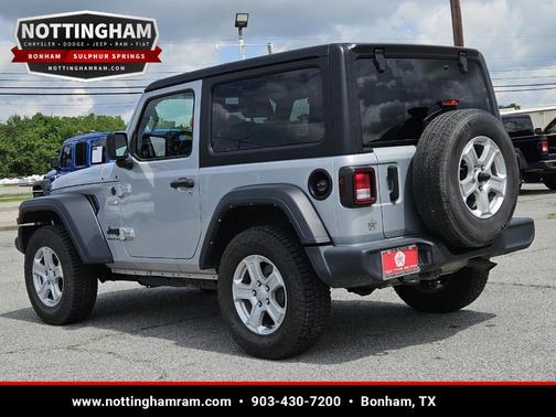Silver Zynith Clearcoat 2023 Jeep Wrangler Sport