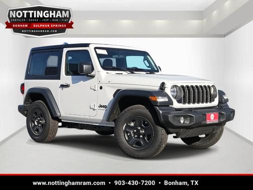 Bright White Clearcoat 2026 Jeep Wrangler Sport