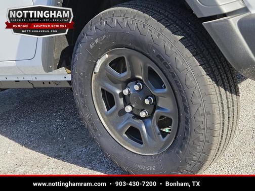 Bright White Clearcoat 2026 Jeep Wrangler Sport