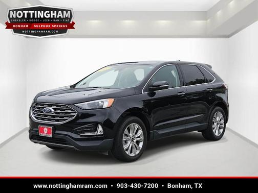 Agate Black 2023 Ford Edge Titanium