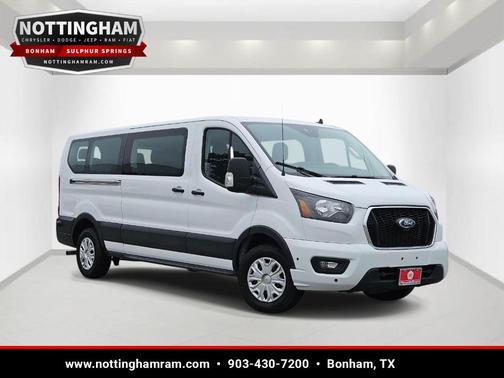 Oxford White 2024 Ford Transit-350 XLT