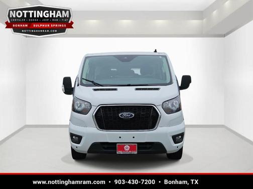Oxford White 2024 Ford Transit-350 XLT