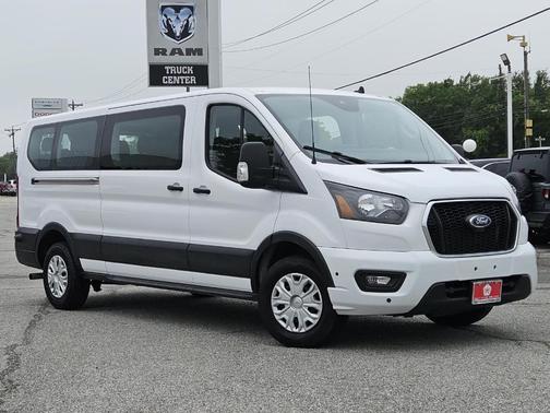 Oxford White 2024 Ford Transit-350 XLT