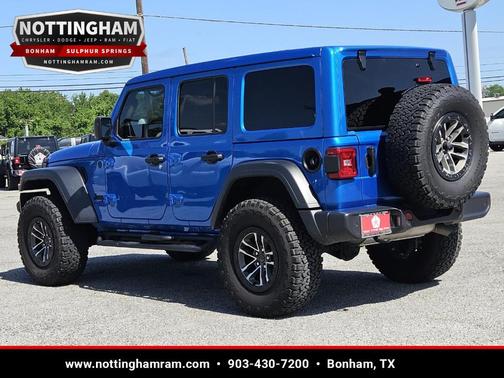 Hydro Blue Pearlcoat 2024 Jeep Wrangler Sport