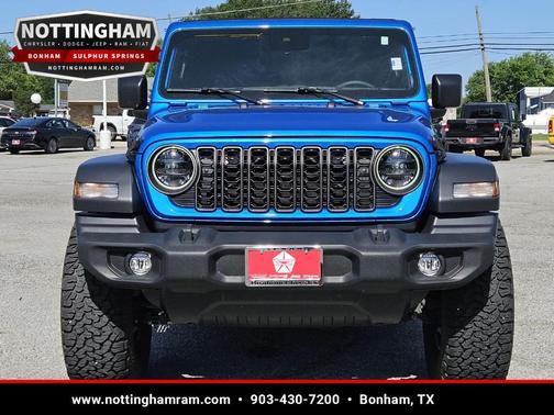 Hydro Blue Pearlcoat 2024 Jeep Wrangler Sport