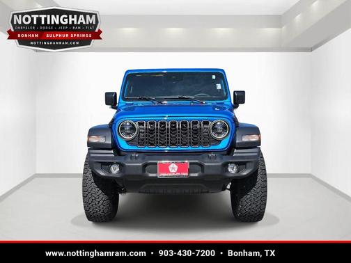 Hydro Blue Pearlcoat 2024 Jeep Wrangler Sport