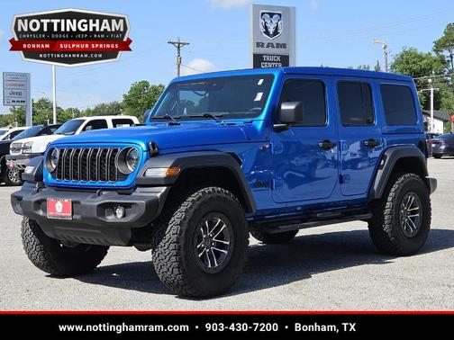 Hydro Blue Pearlcoat 2024 Jeep Wrangler Sport