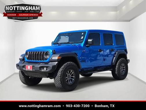 Hydro Blue Pearlcoat 2024 Jeep Wrangler Sport