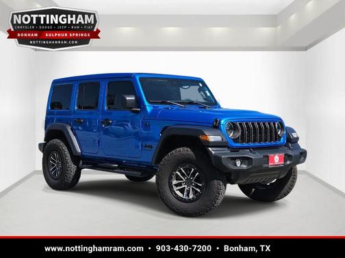 Hydro Blue Pearlcoat 2024 Jeep Wrangler Sport
