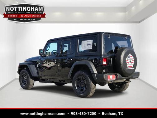 Black Clearcoat 2026 Jeep Wrangler Sport