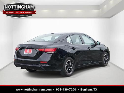 Black 2024 Nissan Sentra SV