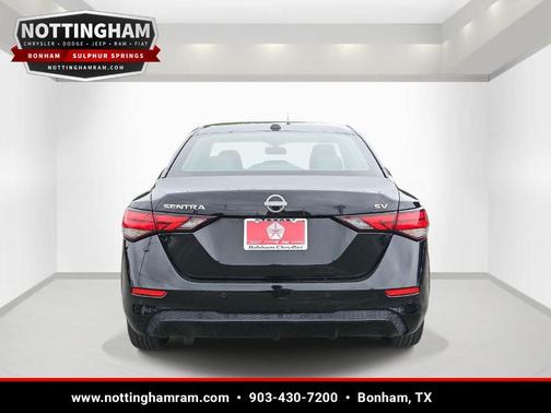 Black 2024 Nissan Sentra SV