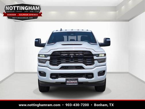 Bright White Clearcoat 2026 RAM 2500 Black Express