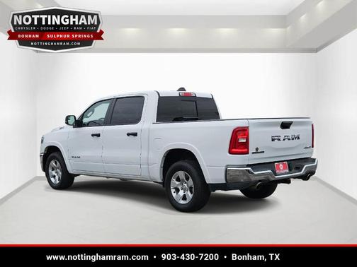 Bright White Clearcoat 2025 RAM 1500 Big Horn