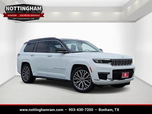 Bright White Clearcoat 2025 Jeep Grand Cherokee L Summit