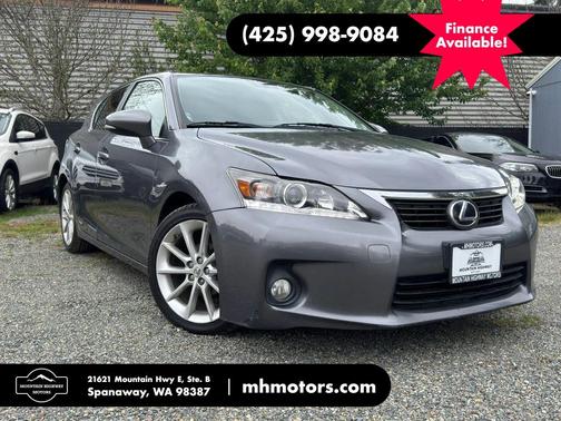 Nebula Gray Pearl 2012 Lexus CT 200h Premium