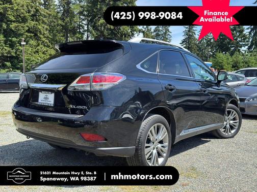 Black 2013 Lexus RX 450h Base