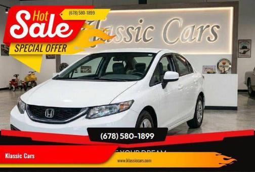 Taffeta White 2015 Honda Civic LX