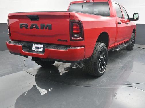 Flame Red Clearcoat 2026 RAM 2500 Black Express Crew Cab 4x4 6'4' Box