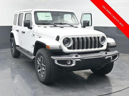 Bright White Clearcoat 2026 Jeep Wrangler 4-Door Sahara 4x4