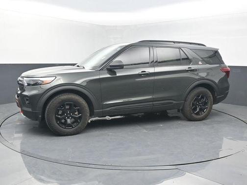Forged Green Metallic 2022 Ford Explorer Timberline