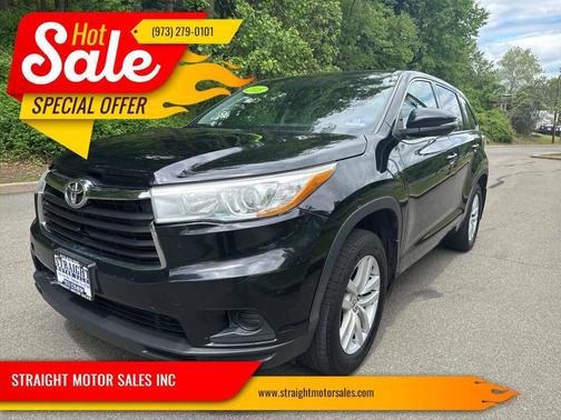 Black 2015 Toyota Highlander LE