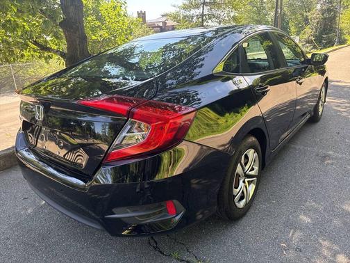 Black 2016 Honda Civic LX