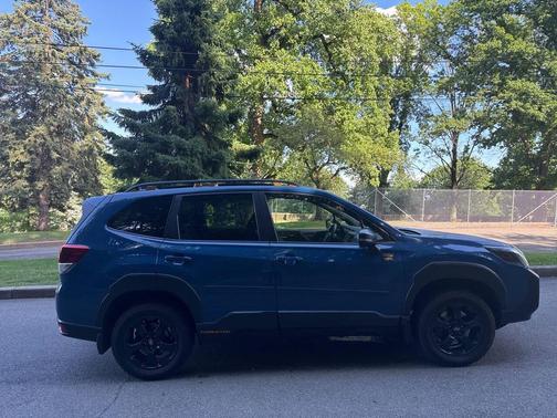 Blue 2022 Subaru Forester Wilderness