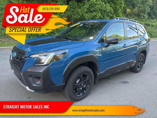 Blue 2022 Subaru Forester Wilderness