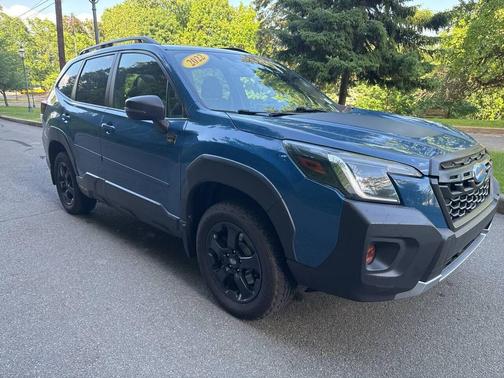 Blue 2022 Subaru Forester Wilderness