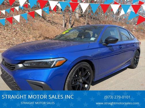 Blue 2023 Honda Civic Sport