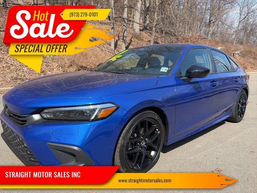 Blue 2023 Honda Civic Sport