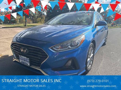 Blue 2018 Hyundai SONATA SE