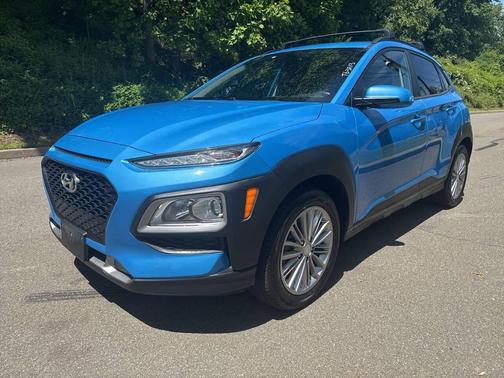 Blue 2020 Hyundai KONA SEL Plus AWD 4dr Crossover