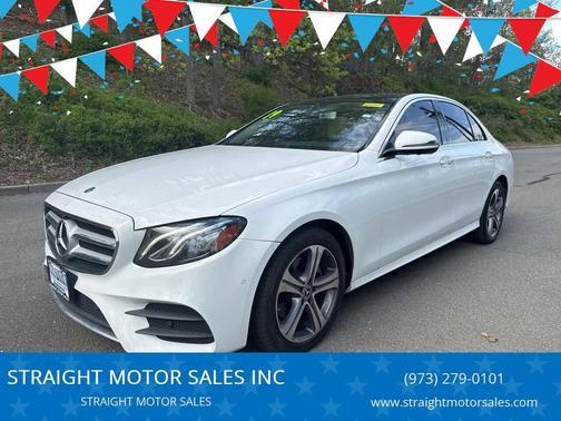 White 2019 Mercedes-Benz E-Class E 300 4MATIC AWD 4dr Sedan