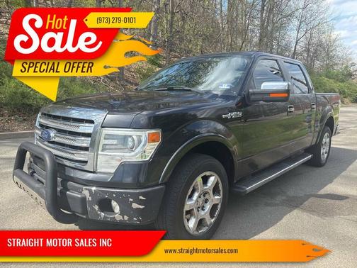 Blue 2014 Ford F-150 Lariat