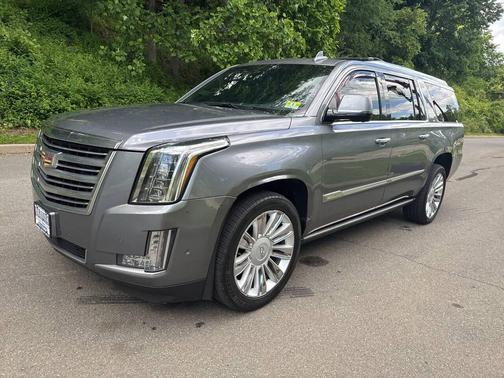 Gray 2018 Cadillac Escalade ESV Platinum