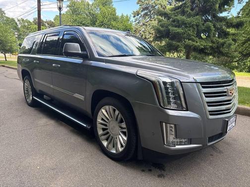 Gray 2018 Cadillac Escalade ESV Platinum
